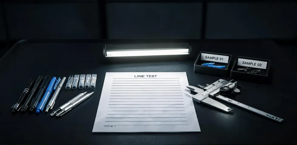 Pentel instrument testing bench